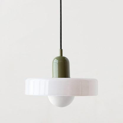 LumenKreis | Zeitlose Glas Pendelleuchte für klare Akzente - Brezella