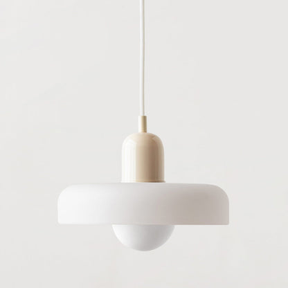 LumenKreis | Zeitlose Glas Pendelleuchte für klare Akzente - Brezella