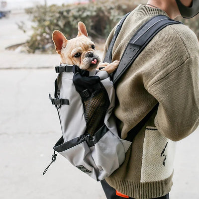 TierTrek | Leichte & Bequeme Hundewandeltasche für Reisen - Brezella