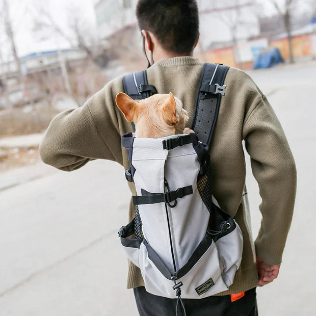 TierTrek | Leichte & Bequeme Hundewandeltasche für Reisen - Brezella