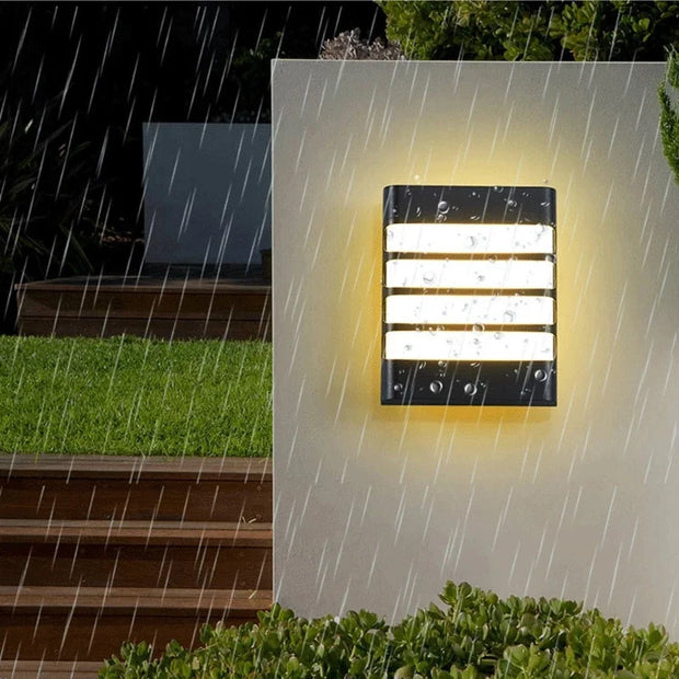 GlowGuard | Robuste und stilvolle LED-Außenleuchte - Brezella