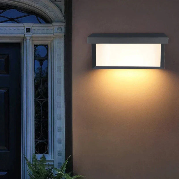 LumiHorizon | Moderne LED-Wandlampe für draußen - Brezella