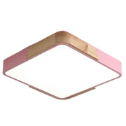 Moderne Farbe Pop Quadratische LED Deckenleuchte