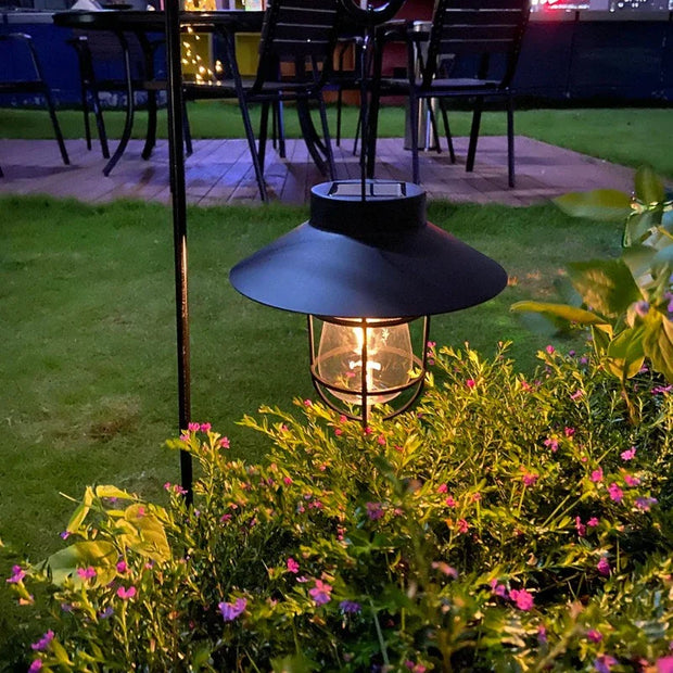 SonnenGlanz | Nostalgische Solar-Laterne für den Garten - Brezella