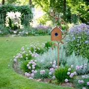 FlügelOase | Exklusives Vogelhaus mit stabilem Ständer - Brezella