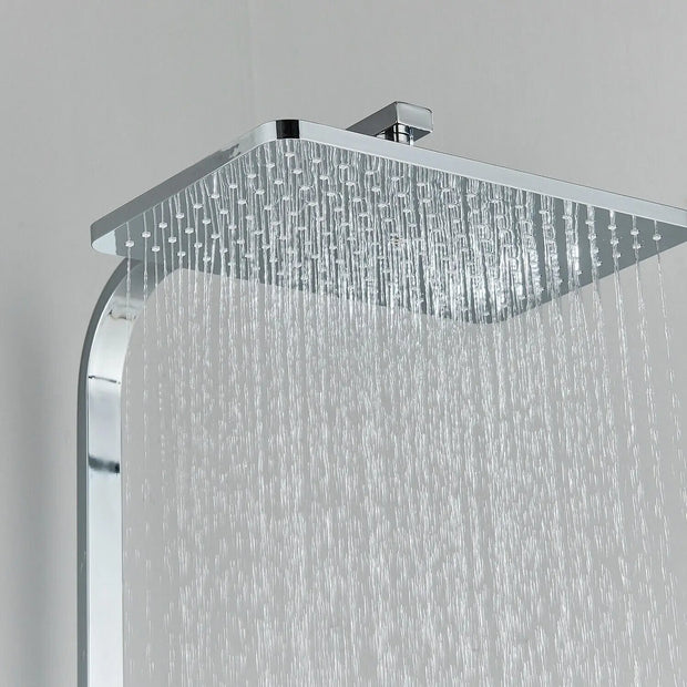 AquaBrass | Luxus-Messing-Duscharmatur mit Regenbrause - Brezella
