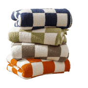 PlaidLuxe | Samt-Sofa-Decke im modernen Design - Brezella
