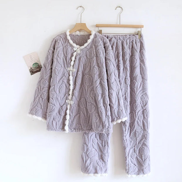 WinterRuhe | Flanell-Pyjama Set mit Kuschelkomfort - Brezella