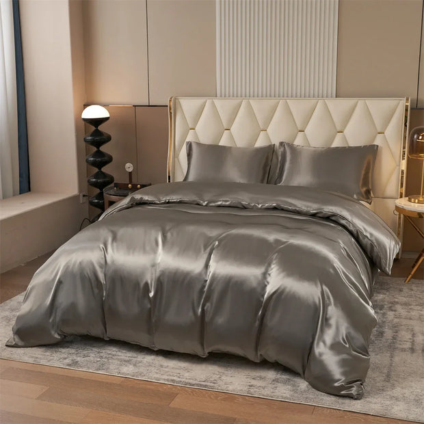 SchlafLust | Premium-Satin-Bettwäsche für ultimativen Komfort - Brezella
