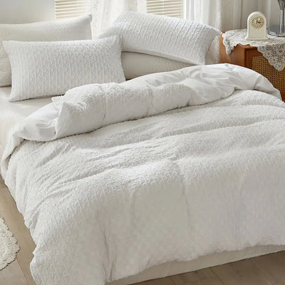 SoftSpirale | Hochwertiges Tufted Bettwäsche-Set - Brezella