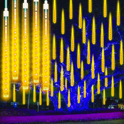 WasserGlanz | Luxuriöse LED-Lichterkaskade für den Garten - Brezella