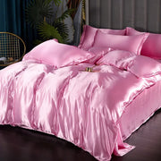 SilkEleganz | Satin-Bettwäsche-Set für luxuriöse Nächte - Brezella