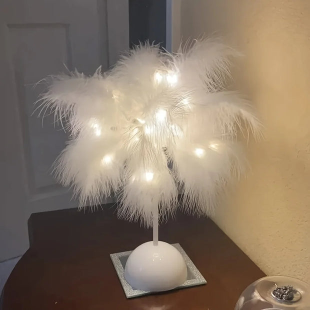 PlumeGlow | Soft Spring Lampe für ein raffiniertes Interieur - Brezella