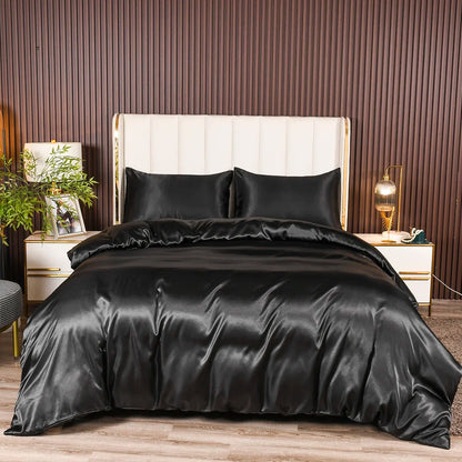 SchlafLust | Premium-Satin-Bettwäsche für ultimativen Komfort - Brezella