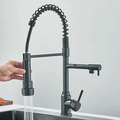 FlexiFlow | Vielseitige Küchenarmatur mit Doppelstrahl - Brezella