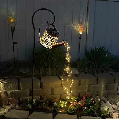 GlowRay | Sonnenlicht Gartenlampe für warme Abendbeleuchtung - Brezella