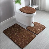 RegalMat | Luxus-Toilettenvorleger in Gold mit Antirutschfunktion - Brezella