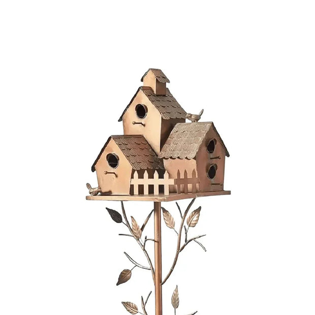 FlügelOase | Exklusives Vogelhaus mit stabilem Ständer - Brezella