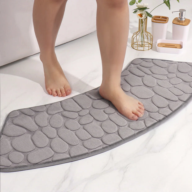 CurveMat | Ergonomisch Gebogen Badkamermat - Brezella