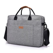 WorkEase | Robuste Canvas-Laptoptasche für Business & Alltag - Brezella
