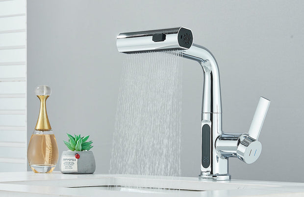 AquaSense | Elegante Badarmatur mit Temperaturanzeige - Brezella