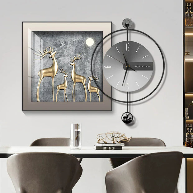EleganzUhr | Zeitlose Wanduhr im modernen Stil - Brezella
