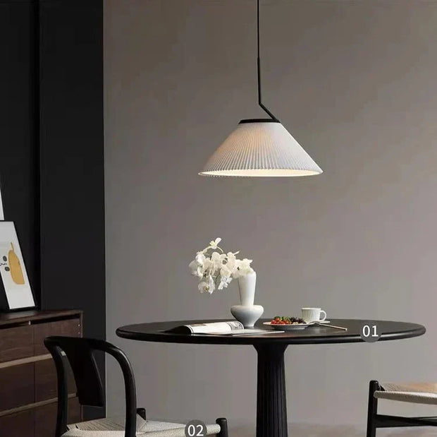 LumiZart | Cremefarbene Hanglampe für eine behagliche Stimmung - Brezella
