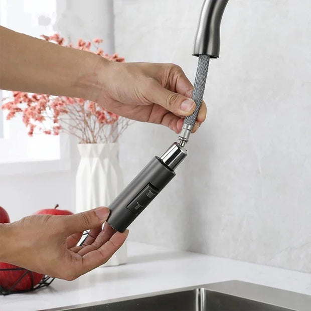 StreamLine | Elegante Küchenarmatur mit ausziehbarem Brausekopf - Brezella