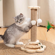 ClawVenture | Elegantes Holzspielzeug mit Kratzbrett - Brezella