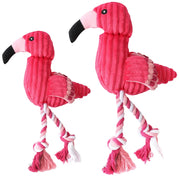 PawMingo | Kuscheliges Flamingo-Spielzeug für langen Spaß - Brezella