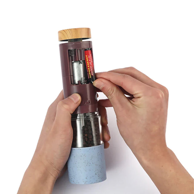 ZenGrindLuxe | Edle elektrische Gewürzmühle für feines Mahlen - Brezella