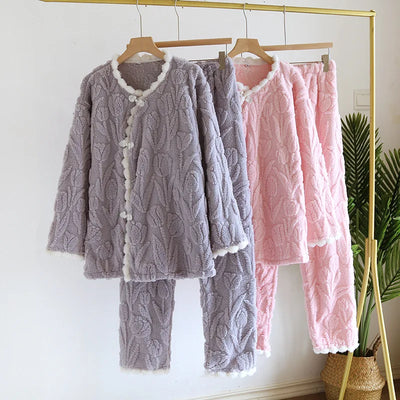 WinterRuhe | Flanell-Pyjama Set mit Kuschelkomfort - Brezella
