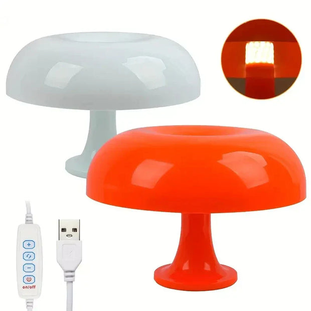 MushroomGlow | Kreative Tischlampe für edlen Raum - Brezella