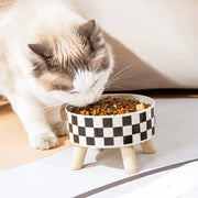 ElevateBowl | Luxus-Tiernapf mit hohem Fuß für Katzen und Hunde - Brezella
