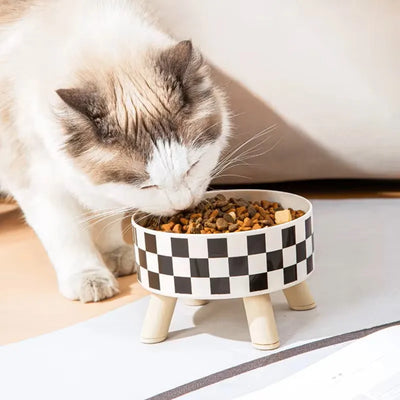 ElevateBowl | Luxus-Tiernapf mit hohem Fuß für Katzen und Hunde - Brezella