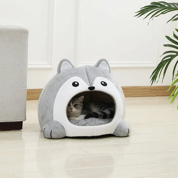 SnuggleSpot | Niedliches und weiches Kissen für Katzen und Welpen - Brezella