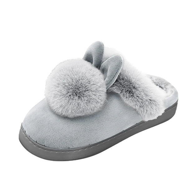 BunnyToes | Warme und niedliche Hausschuhe mit Hasenohren - Brezella