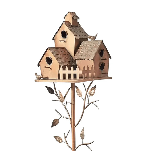 FlügelOase | Exklusives Vogelhaus mit stabilem Ständer - Brezella