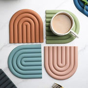 VividGrip | Rutschfeste Silikonuntersetzer für jeden Tisch - Brezella