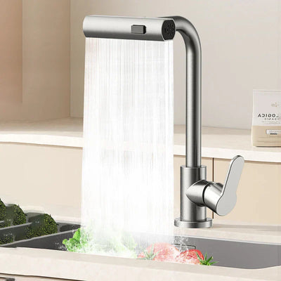 GrayStream | Dreharmatur mit Cascade-Wasserfallfunktion für die Küche - Brezella