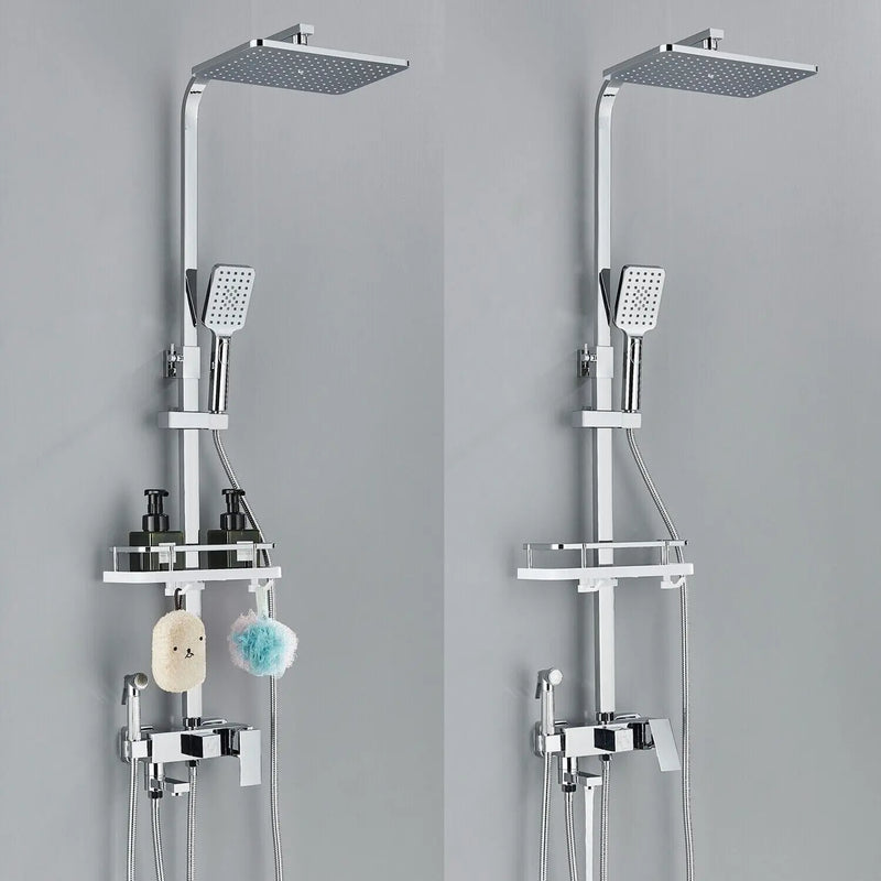 AquaBrass | Luxus-Messing-Duscharmatur mit Regenbrause - Brezella