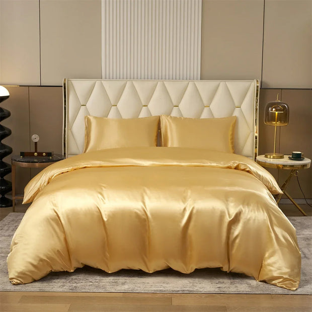SchlafLust | Premium-Satin-Bettwäsche für ultimativen Komfort - Brezella