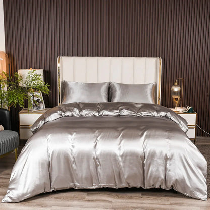 SchlafLust | Premium-Satin-Bettwäsche für ultimativen Komfort - Brezella
