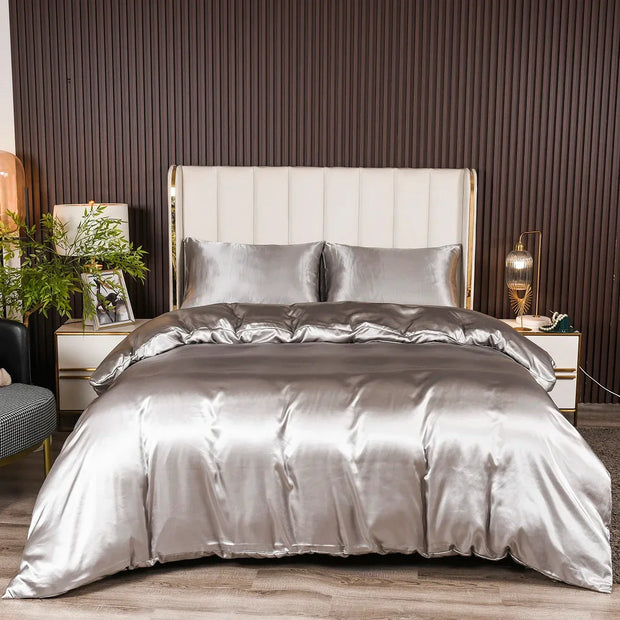 SchlafLust | Premium-Satin-Bettwäsche für ultimativen Komfort - Brezella