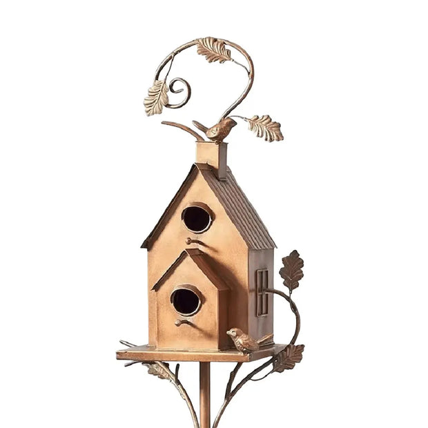 FlügelOase | Exklusives Vogelhaus mit stabilem Ständer - Brezella