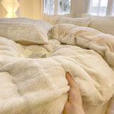 FurNest | Flauschiges Bettwäscheset mit Fell-Optik - Brezella