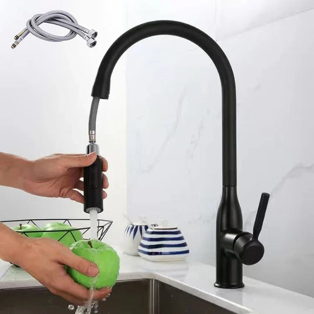 StreamLine | Elegante Küchenarmatur mit ausziehbarem Brausekopf - Brezella