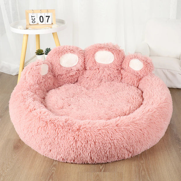 FluffHaven | Weiches Hundebett mit waschbarem Bezug - Brezella