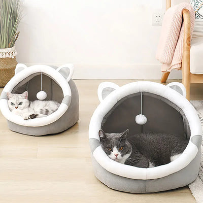 PawCove | Adorable Pet Bed für Katzen & Hunde - Brezella