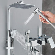 AquaBrass | Luxus-Messing-Duscharmatur mit Regenbrause - Brezella